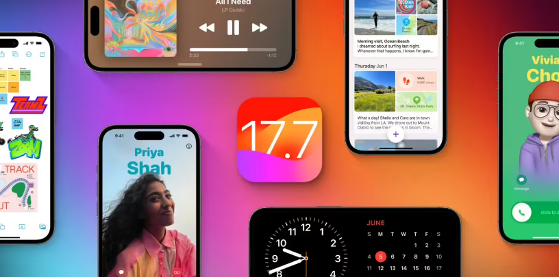 郁南苹果手机维修分享苹果 iOS / iPadOS 17.7.1 正式版推送 